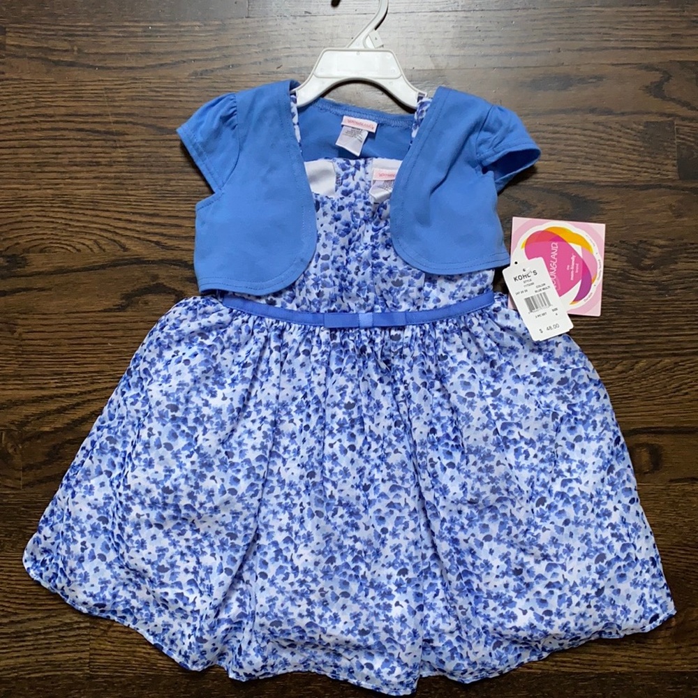 NWT Kohls Girls Dress size 4